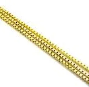 10K Yellow Gold 20" Fine Box Link Chain