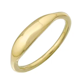 14k Gold Signet Ring