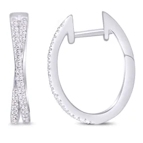 14KW 62D0.25CT Diamond Earrings (118HP116830W14)