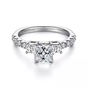 14KW Diamond Semi-Mount Engagement Ring w/ 0.51 ctw