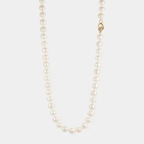 18" 8MM GENUINE FRESHWATER PEARL NECKLACE