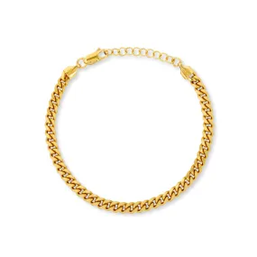 23K Gold Miami Cuban Bracelet (5MM)