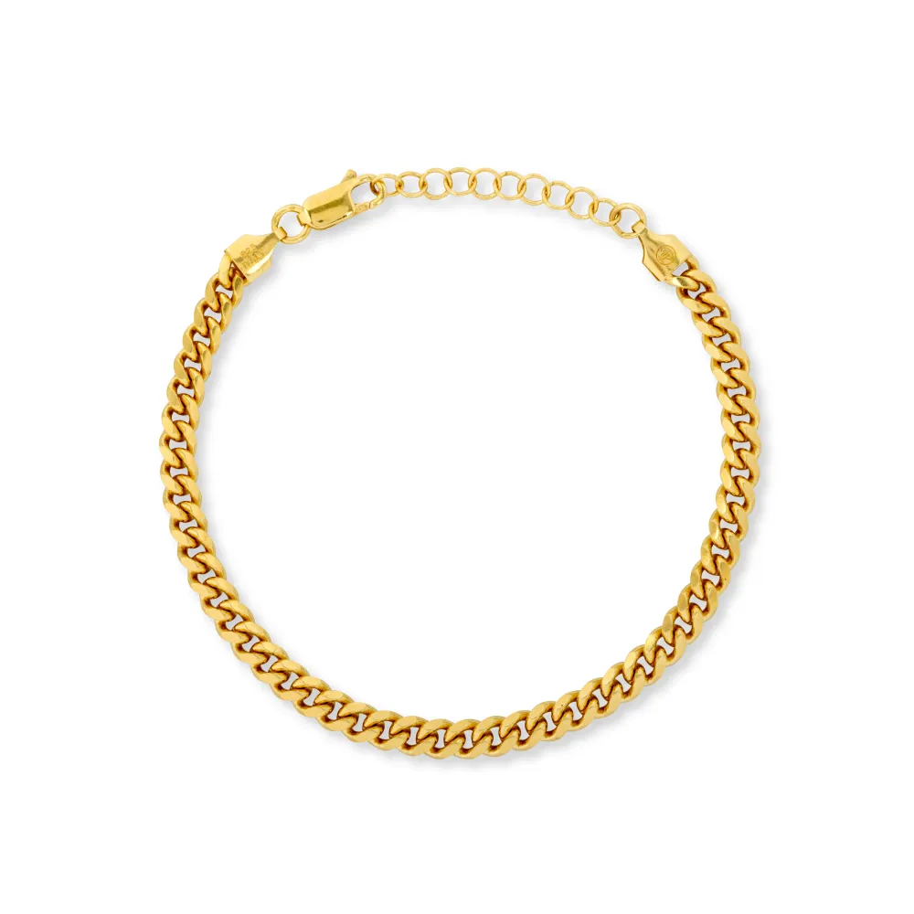23K Gold Miami Cuban Bracelet (5MM)
