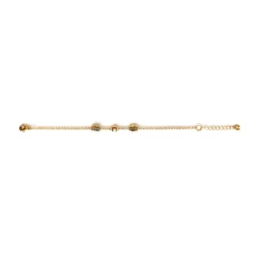 Aigner A Logo Gold Plated Bracelet