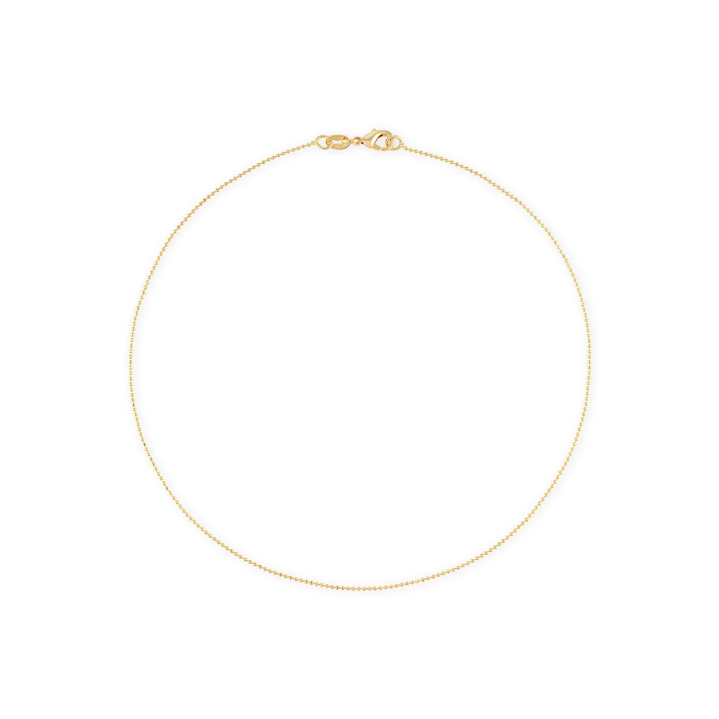 Alexa Leigh - 1.5mm Gold Ball Chain Bracelet in Yellow Gold