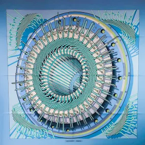 Alternateur Hermes Silk Scarf by Pierre Peron