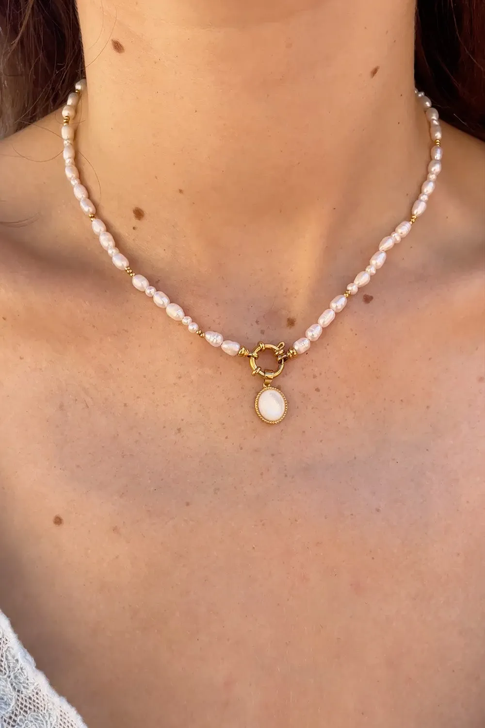 Amalfi Pearl Set Gold