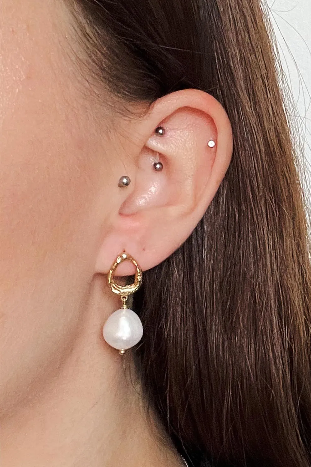 Amalfi Pearl Set Gold