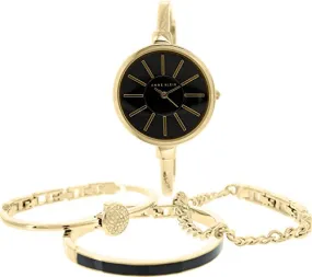 Anne Klein Women's Bangle Watch and Bracelet Set, AK/1470