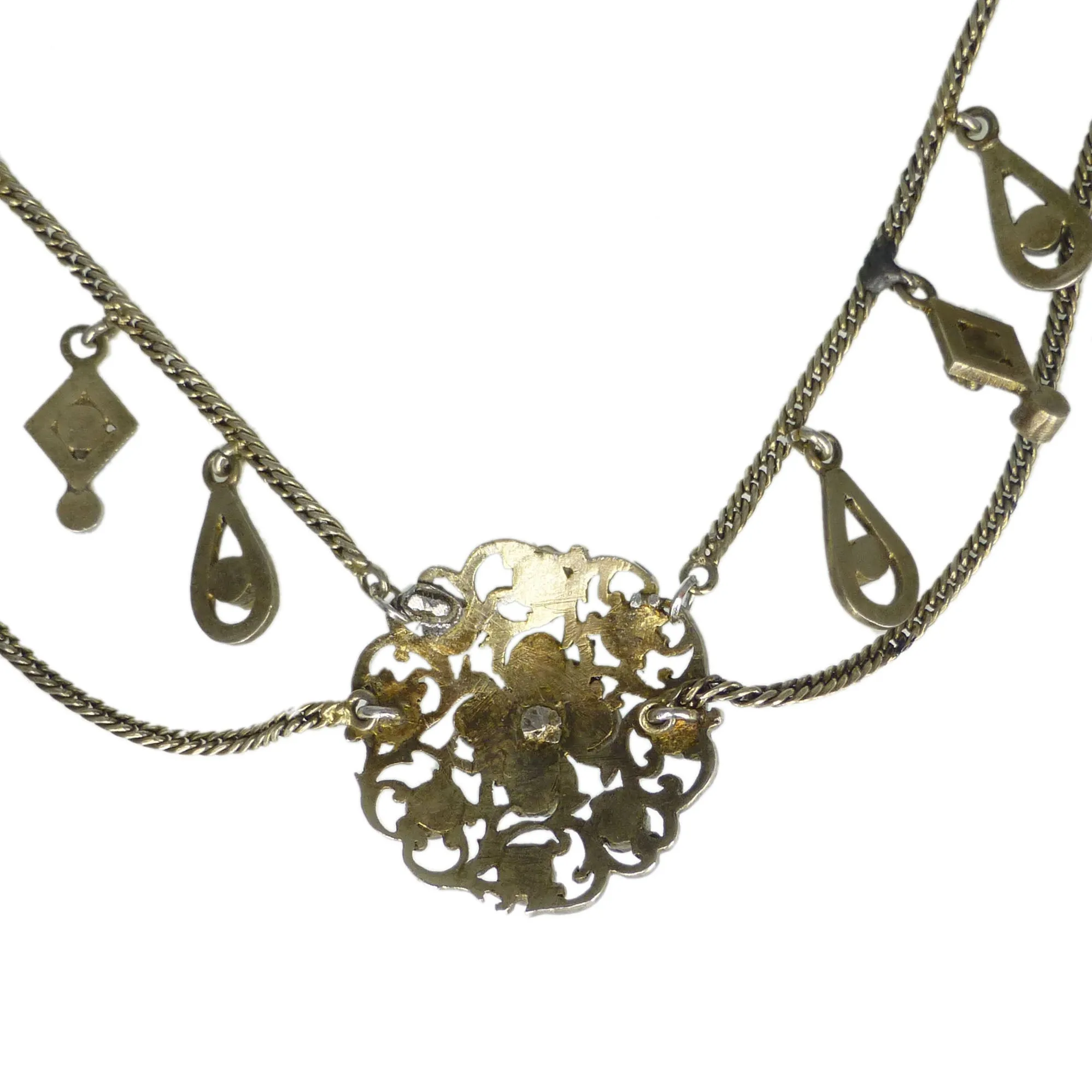 Antique Austro Hungarian Turquoise Collar Necklace