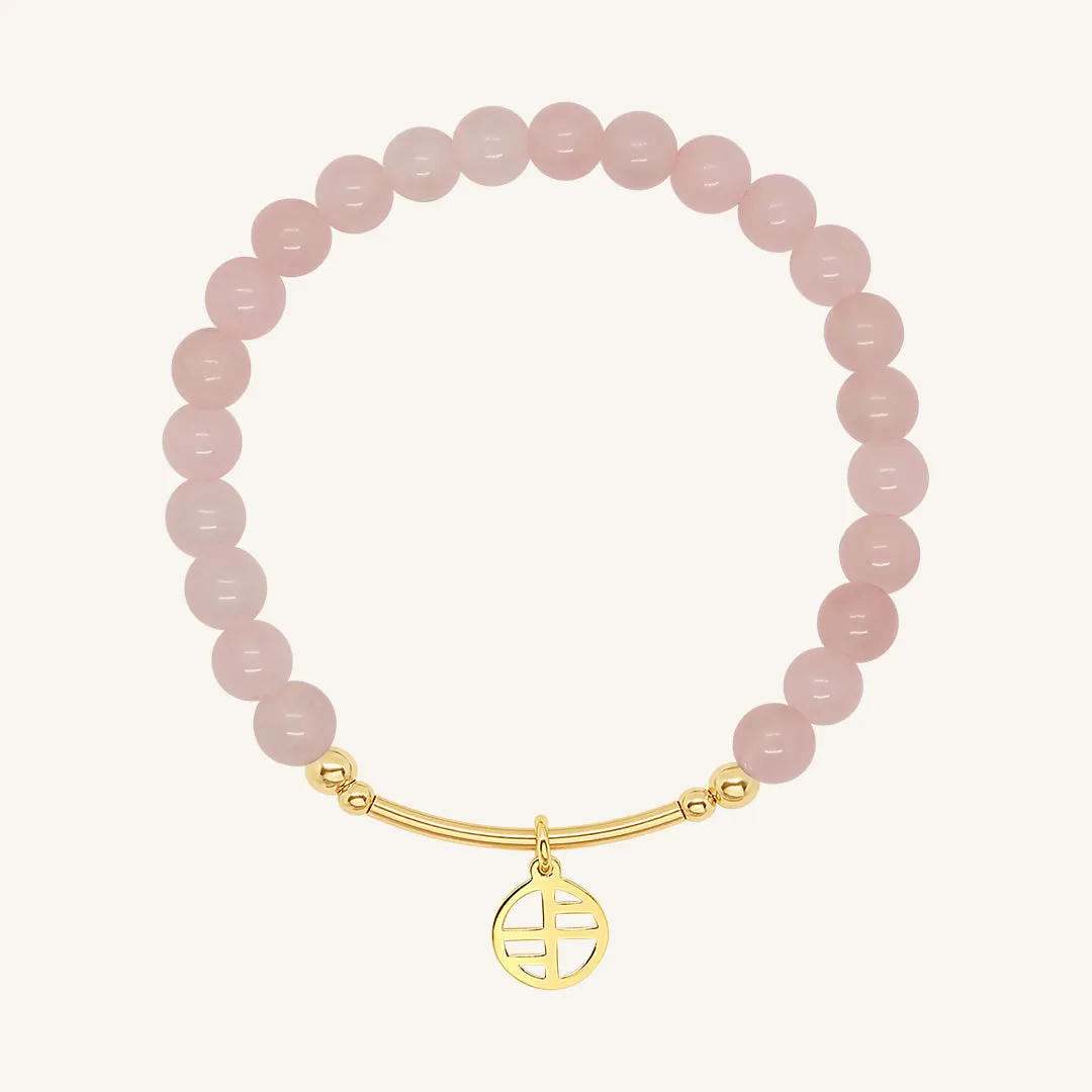 Aragonite Charm Bracelet - Stone of Insight