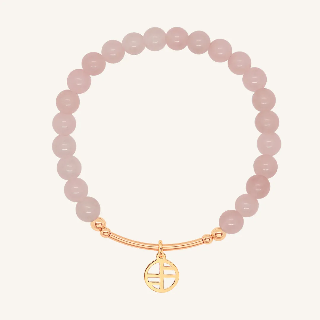 Aragonite Charm Bracelet - Stone of Insight