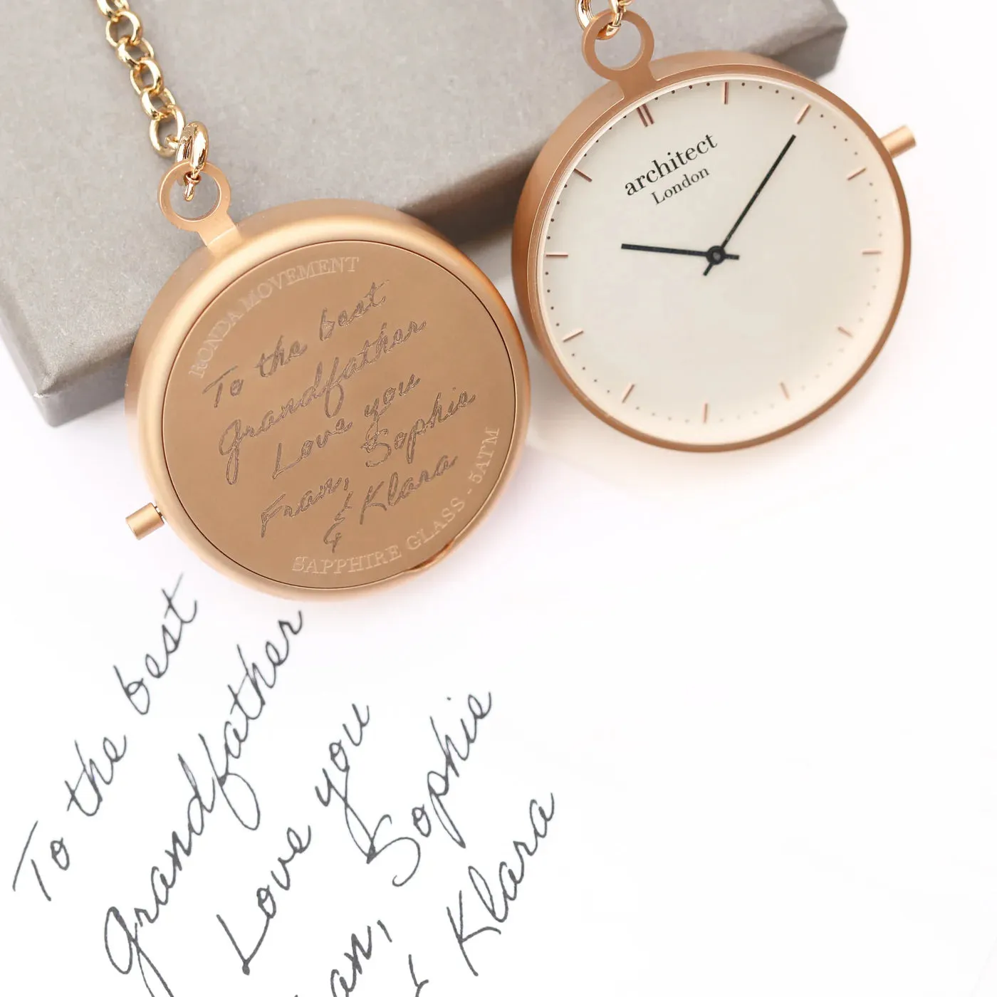 Bespoke Architect Modern Pocket Watch