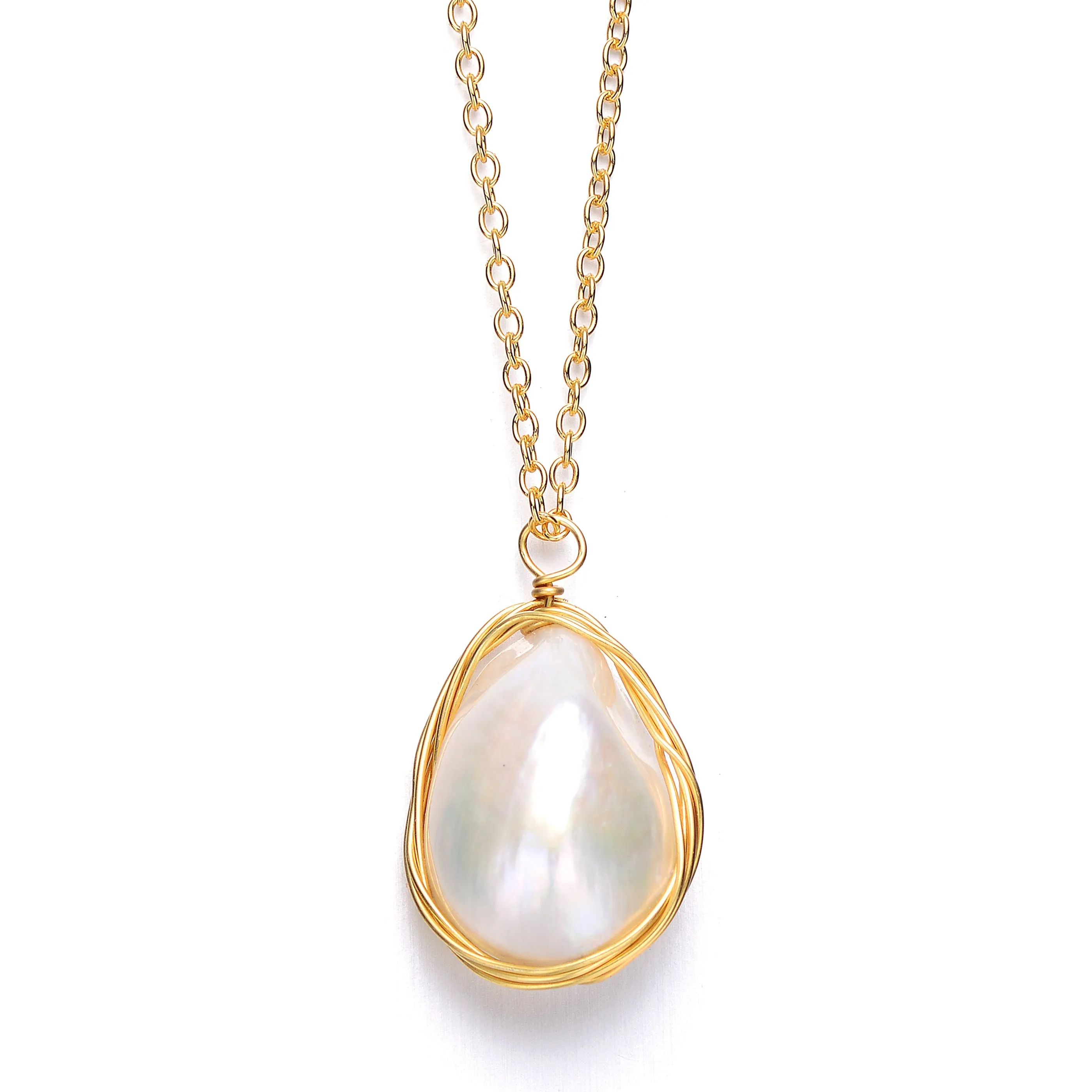 Brigitte Boho Teardrop Necklace