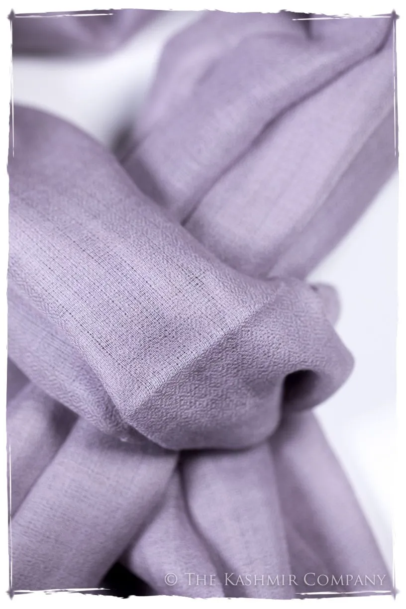 Bul Bul African Lilac Kashmir Wool Scarf