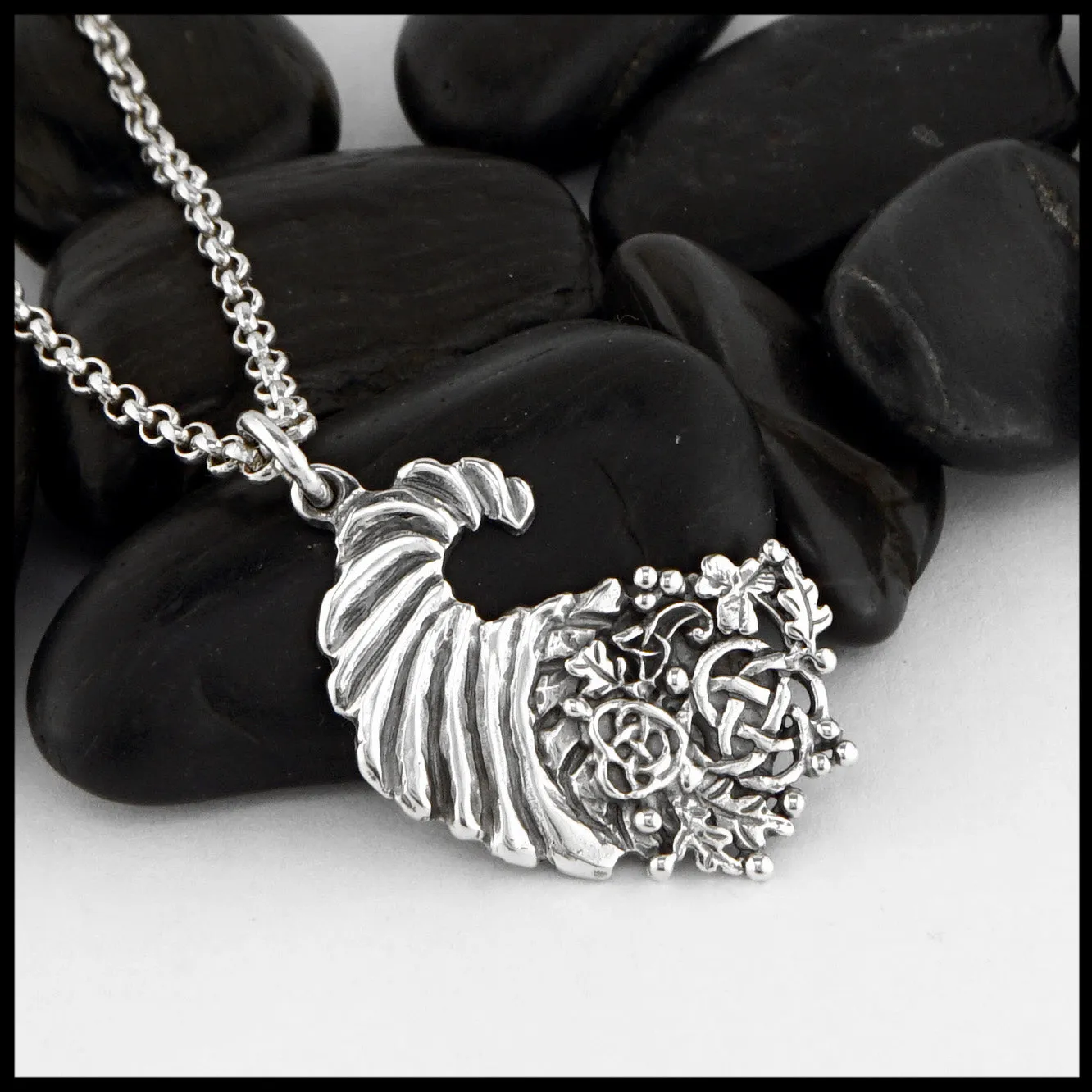 Celtic Cornucopia Pendant