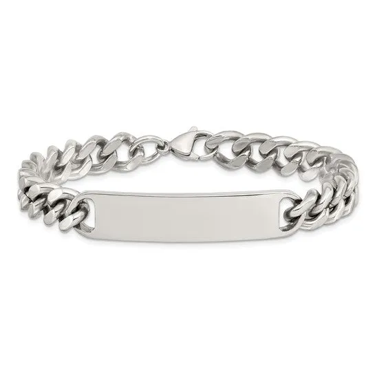Chisel Stainless Steel Curb Chain 8.25" ID Bracelet