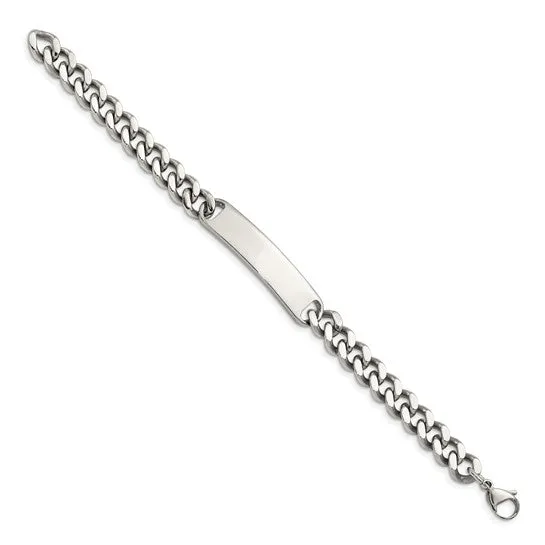 Chisel Stainless Steel Curb Chain 8.25" ID Bracelet