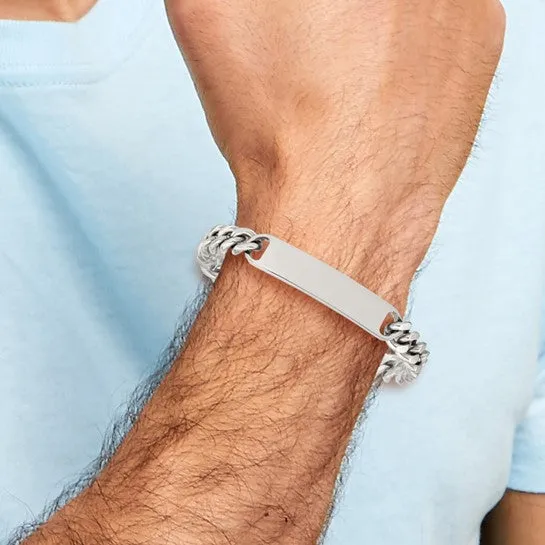 Chisel Stainless Steel Curb Chain 8.25" ID Bracelet