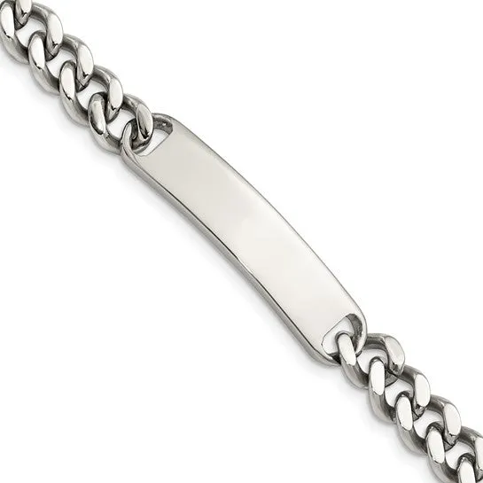 Chisel Stainless Steel Curb Chain 8.25" ID Bracelet