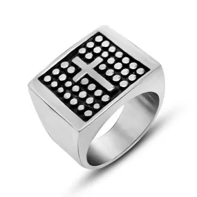 Christian Ring <br> Solid Signet Ring