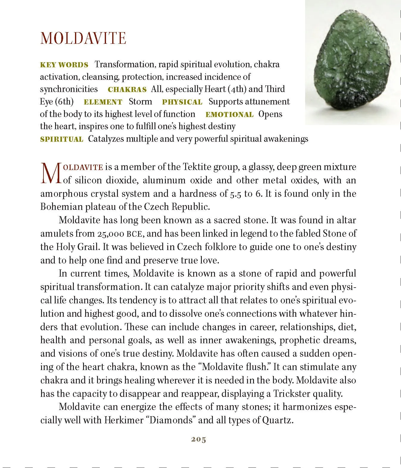 Citrine & Moldavite Radiant Heart Quartz Crystal Pendant