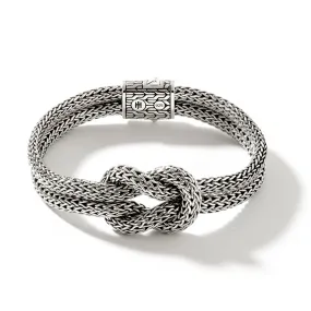Classic Chain Silver Manah Double Row Bracelet