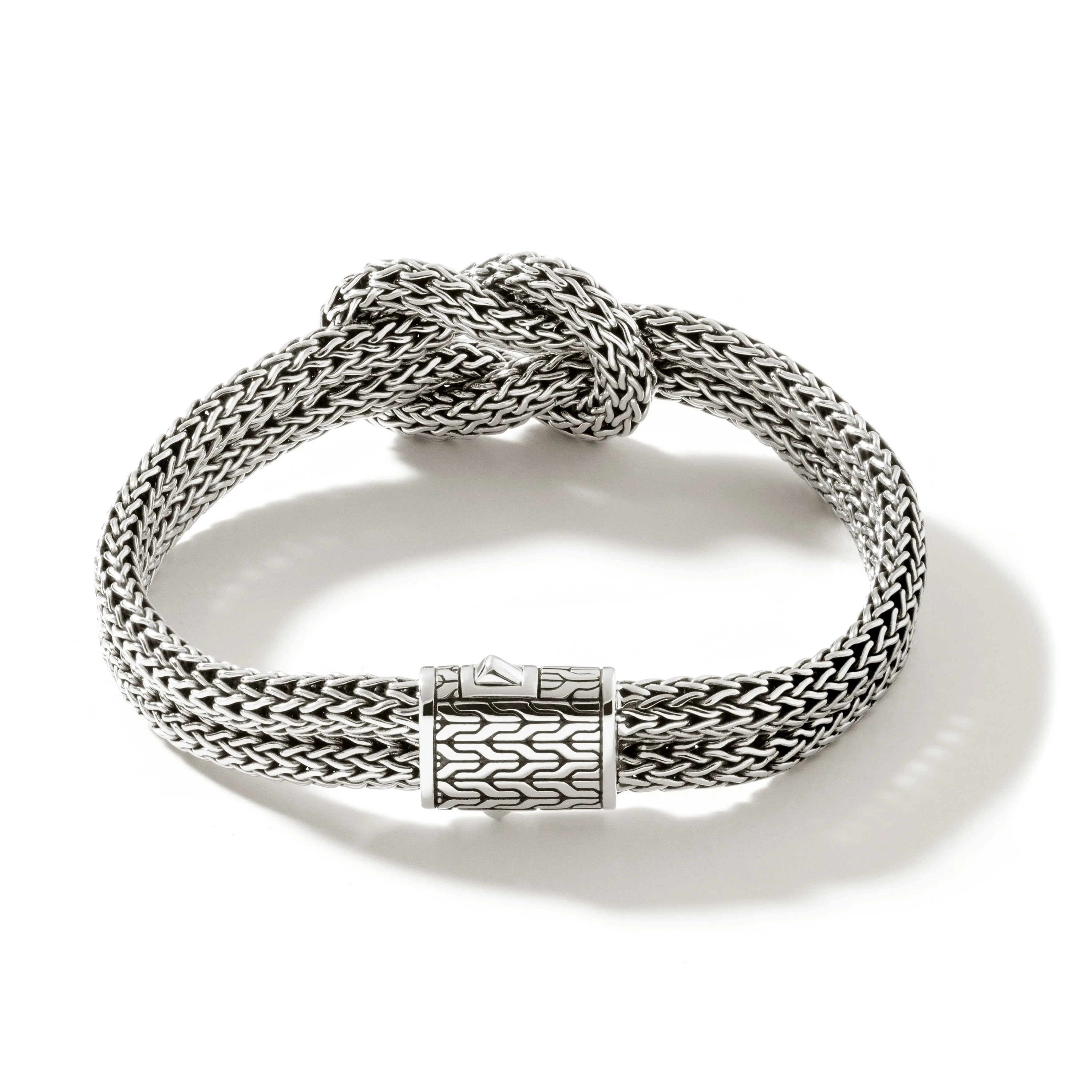 Classic Chain Silver Manah Double Row Bracelet