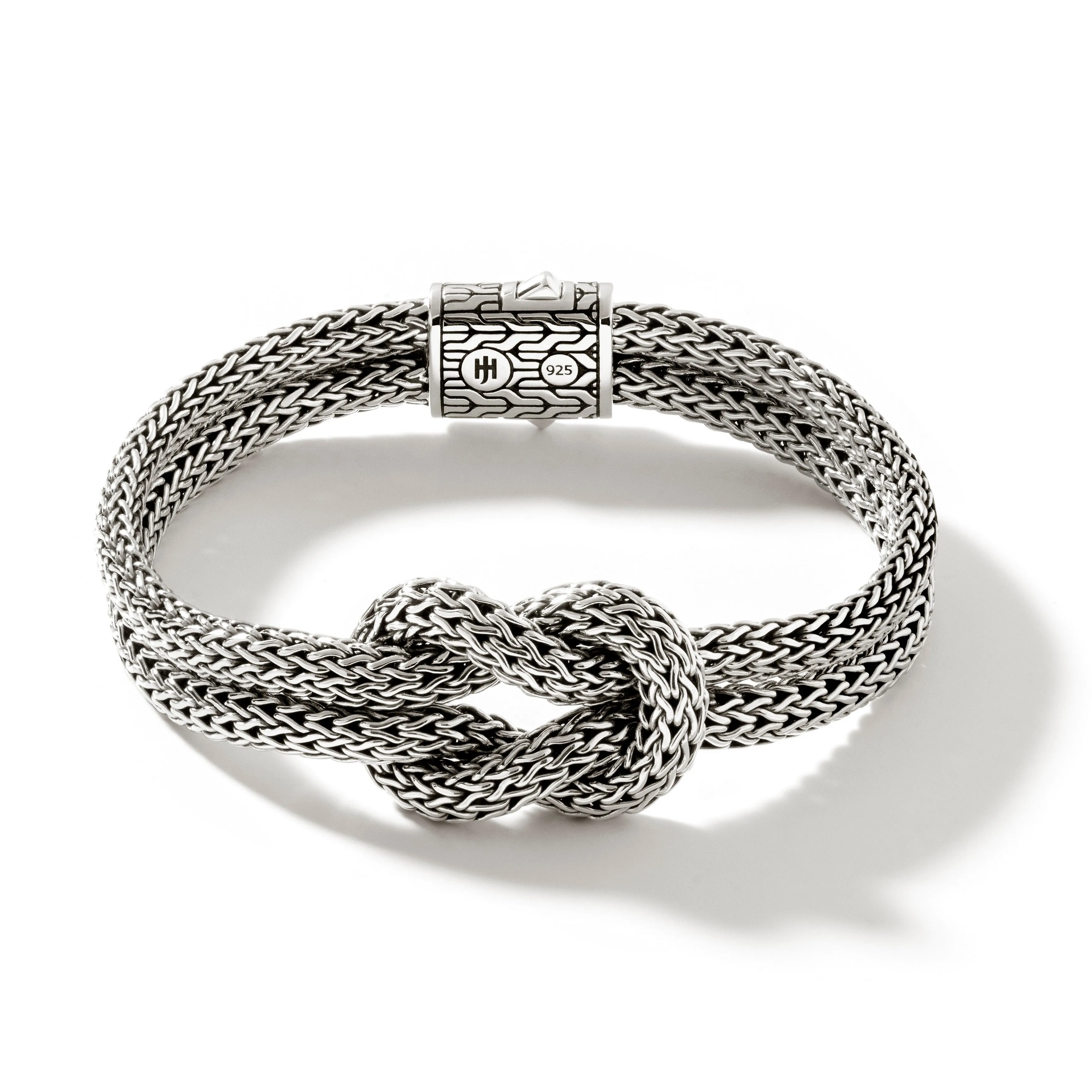 Classic Chain Silver Manah Double Row Bracelet