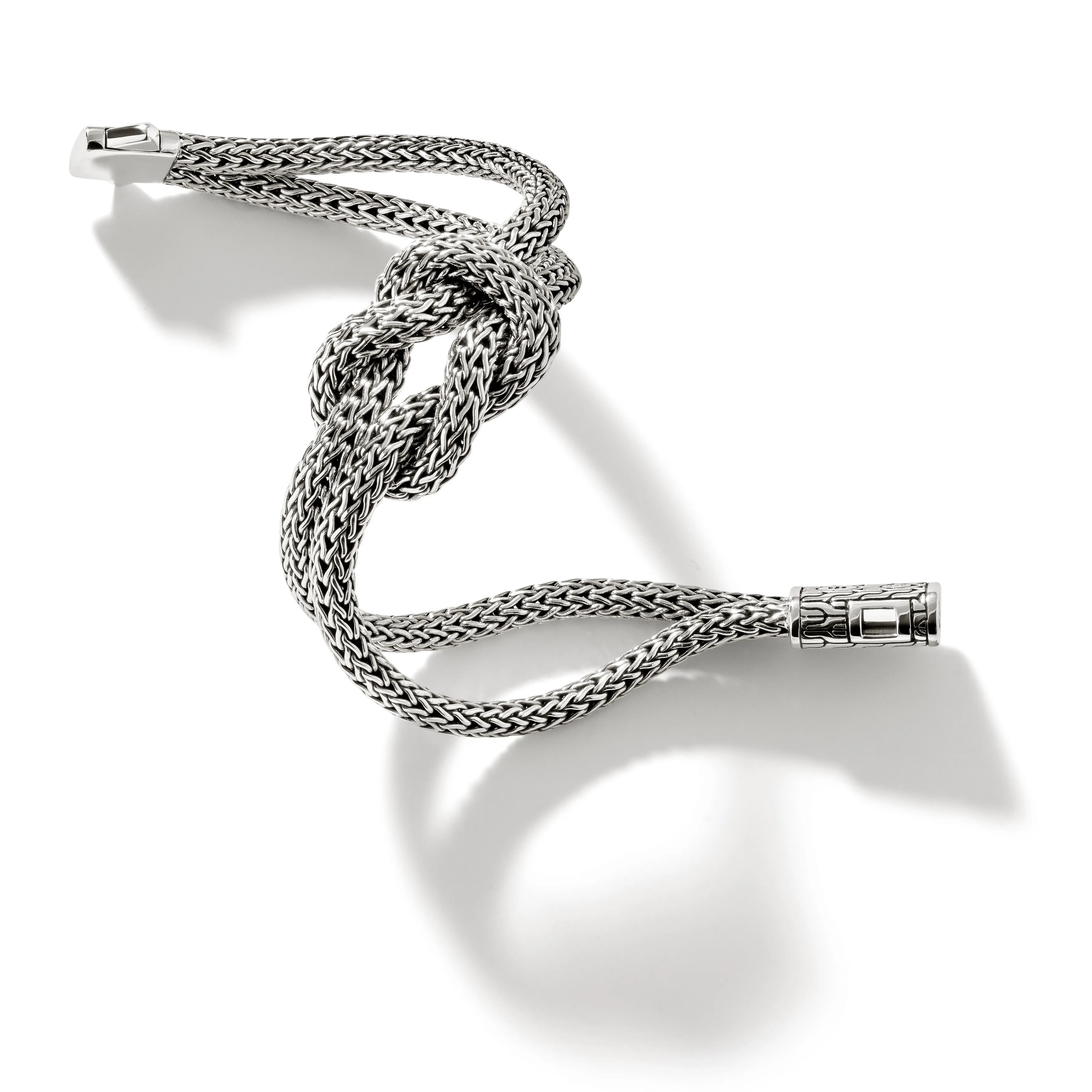 Classic Chain Silver Manah Double Row Bracelet