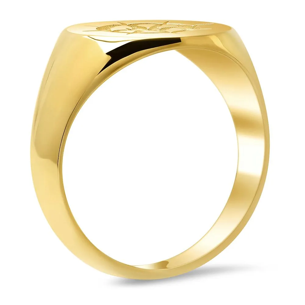 Compass Signet Ring for Men
