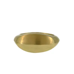Convex Oval Signet Ring