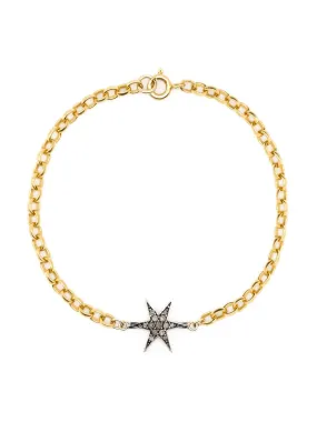 Cosmic star diamond bracelet