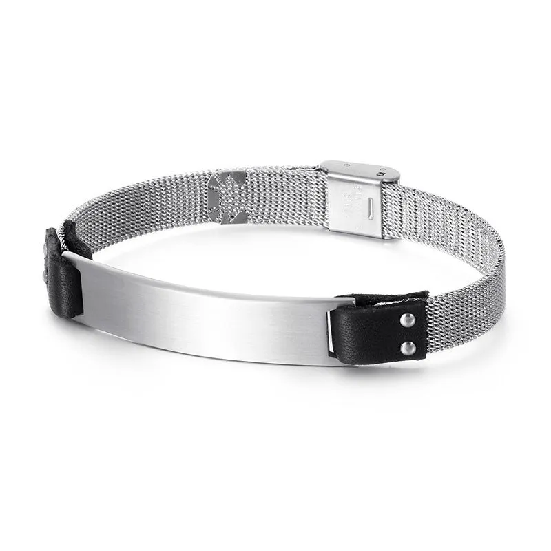 Creative Stainless Steel Machinery Bracelet for Men - Fashionable Simple Watch Chain