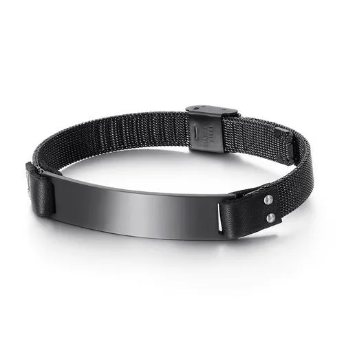 Creative Stainless Steel Machinery Bracelet for Men - Fashionable Simple Watch Chain