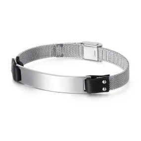 Creative Stainless Steel Machinery Bracelet for Men - Fashionable Simple Watch Chain