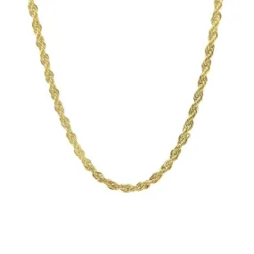 Cres Twisted Rope Chain Necklace