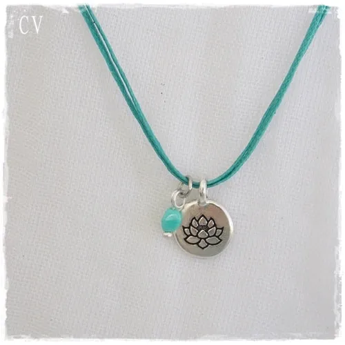 Dainty Lotus Necklace