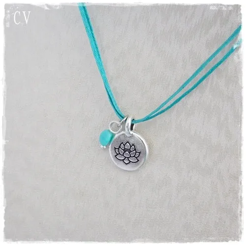 Dainty Lotus Necklace
