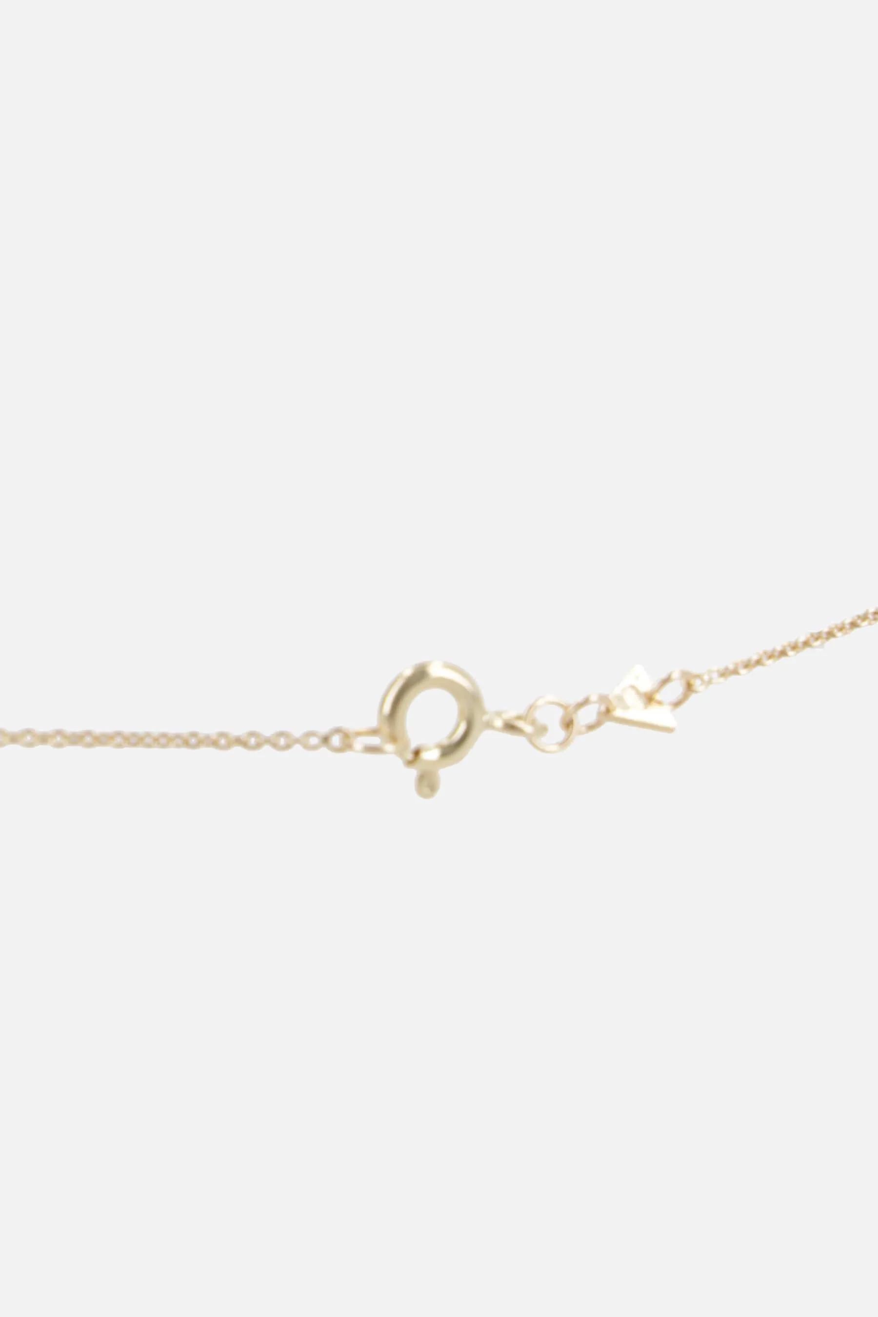 Daisy Turquoise necklace in yellow gold