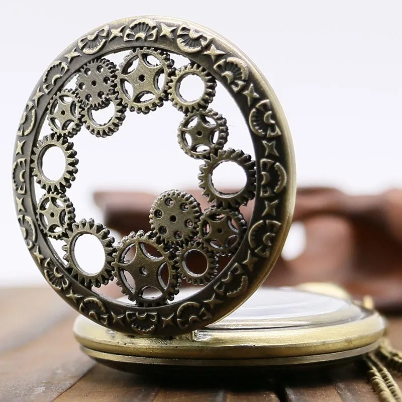 'Days, Months, Gears' Pocket Watch