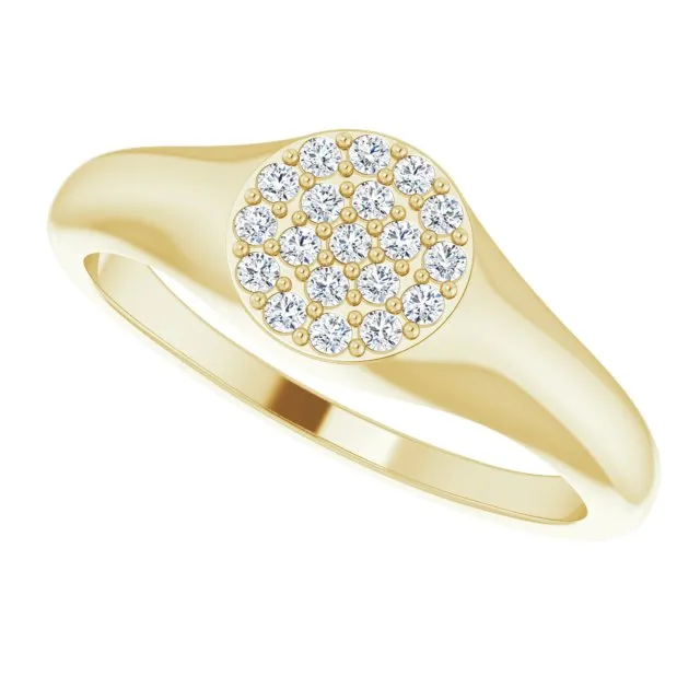 Diamond Signet Ring