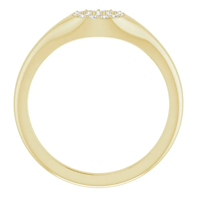 Diamond Signet Ring