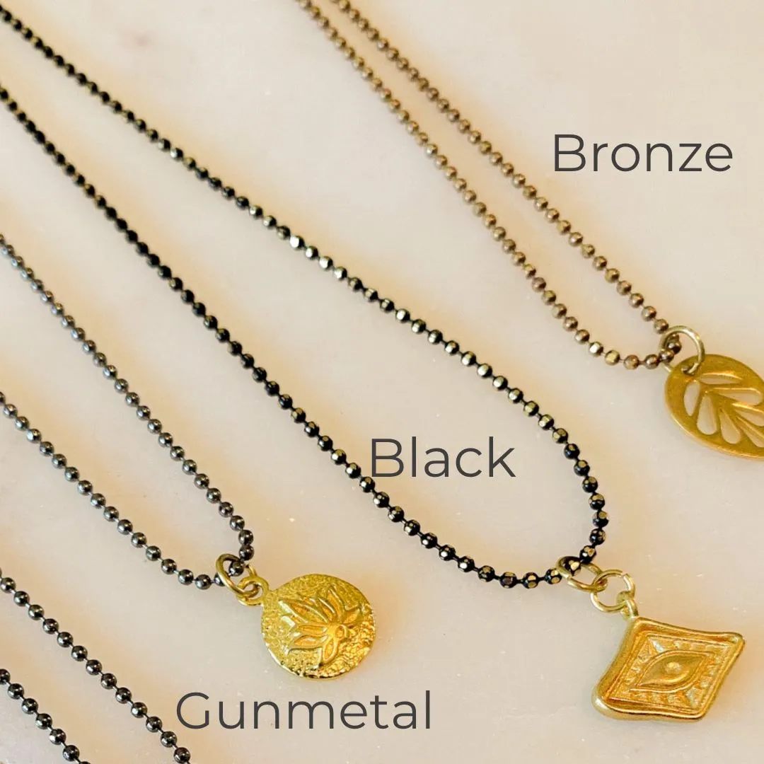 Double Square Necklace