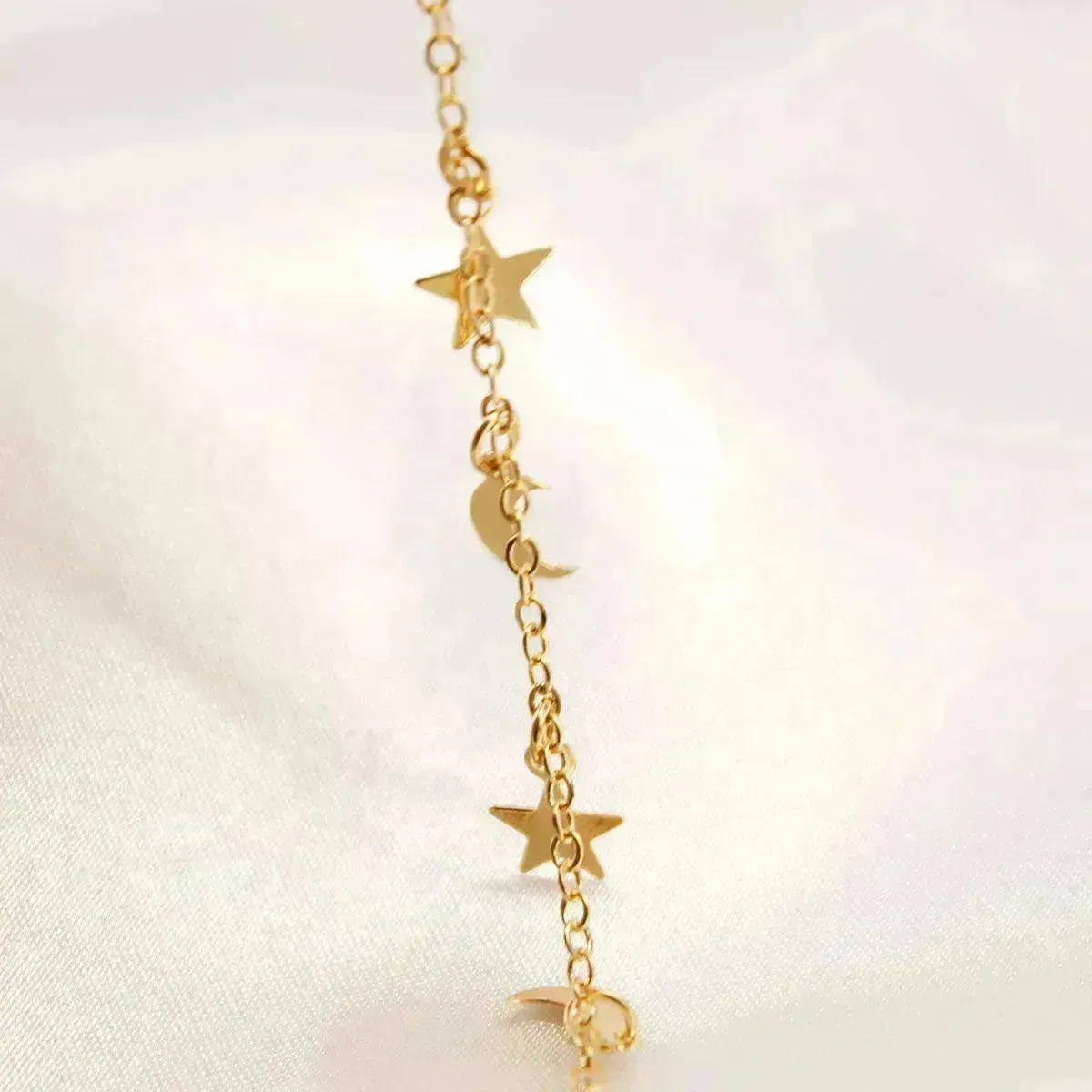 European And American Fashion Star Moon Combination Bracelet