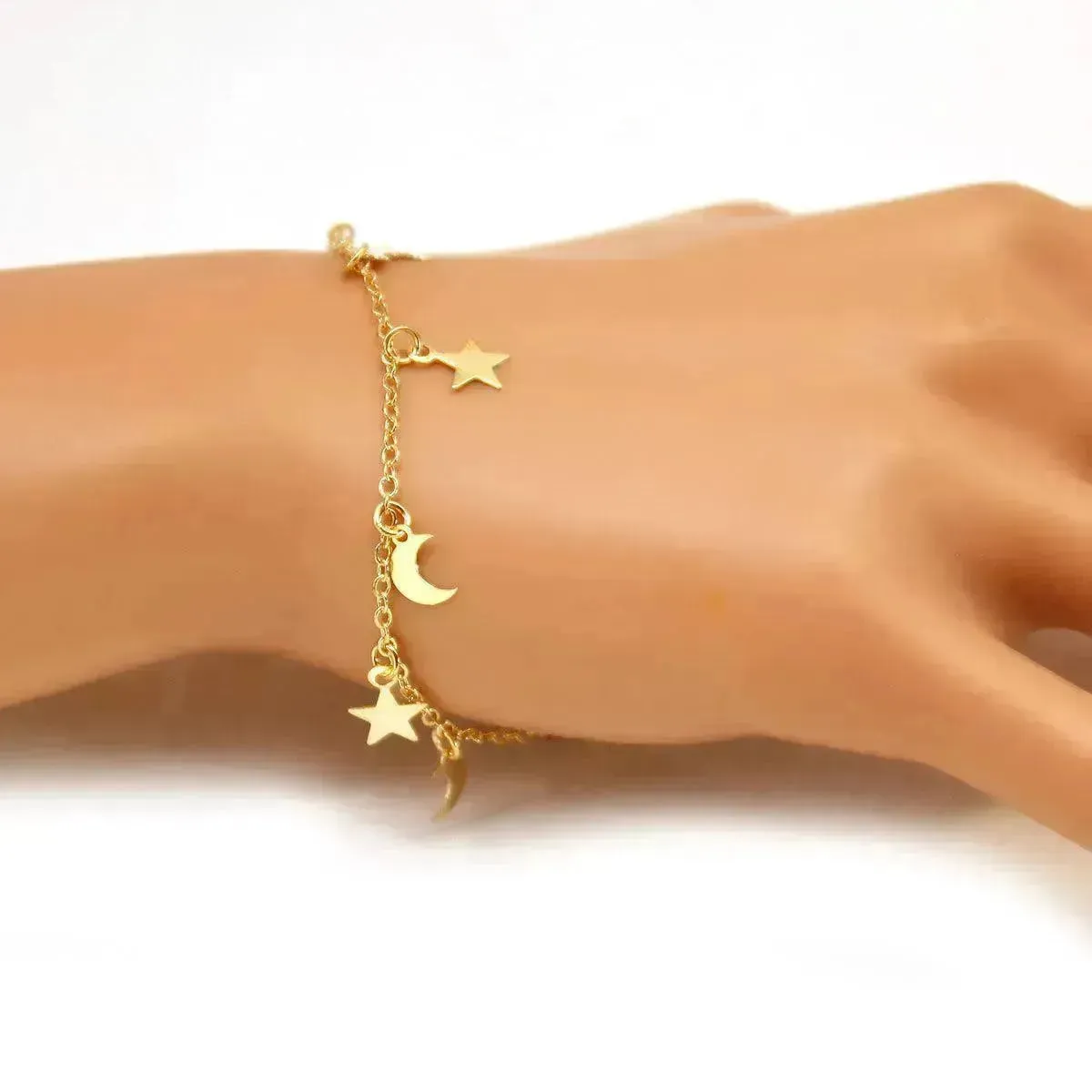 European And American Fashion Star Moon Combination Bracelet