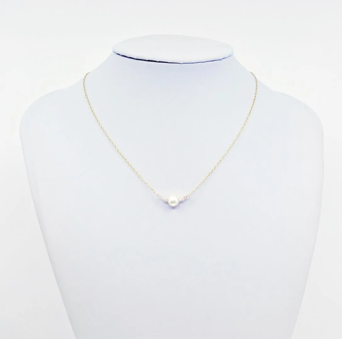 Floating Pearl Necklace