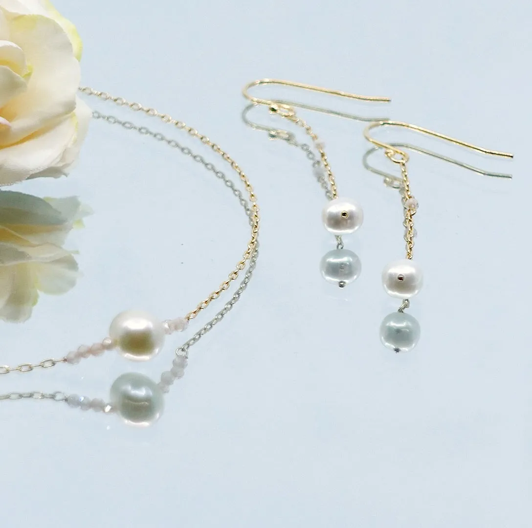 Floating Pearl Necklace