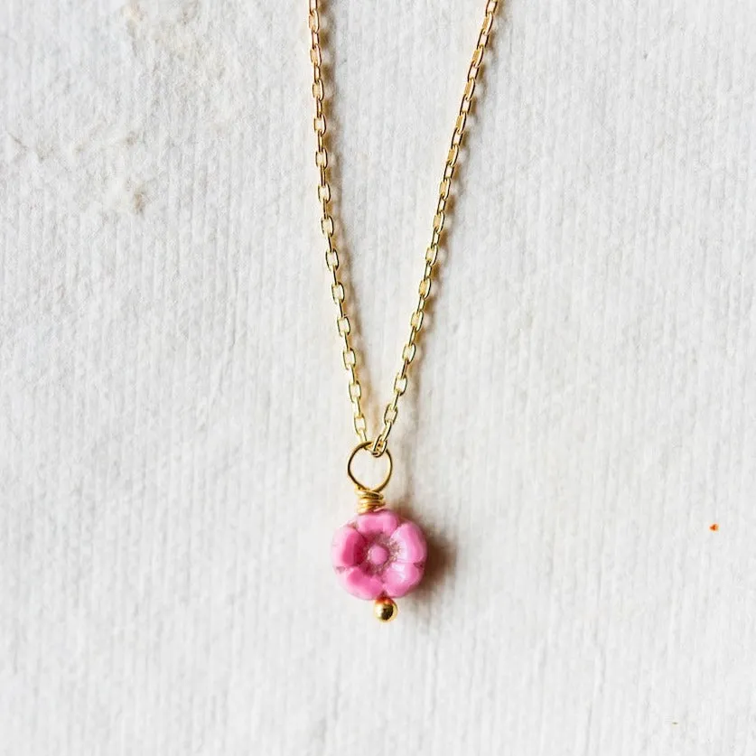 Flower Power Dainty Flower Necklace