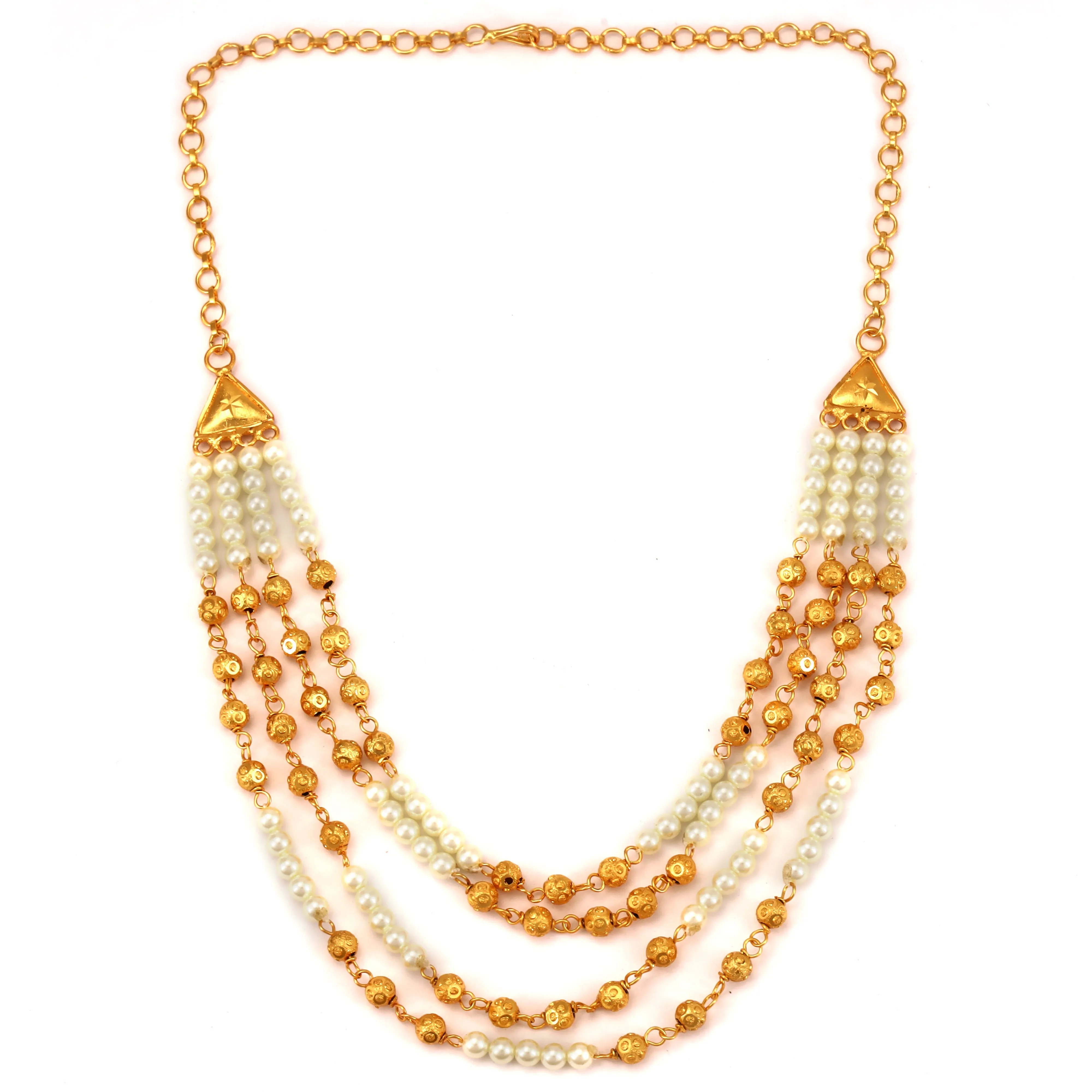 Four Strings Ball Lahara Necklace